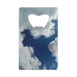 雲の中の曲線 クレジットカード栓抜き