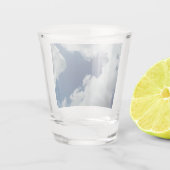 雲の中の曲線 ショットグラス (裏面)