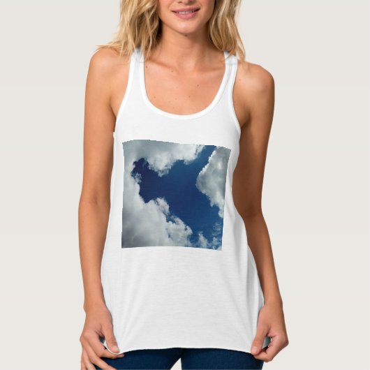 雲の中の曲線 タンクトップ (正面)