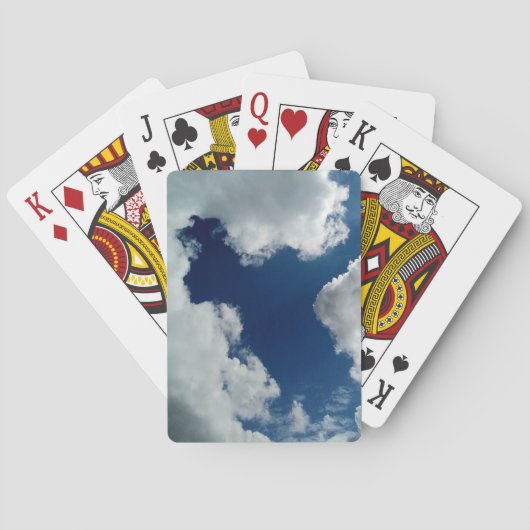 雲の中の曲線 トランプ (裏面)