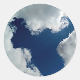 雲の中の曲線 ラウンドシール