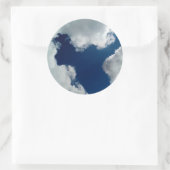 雲の中の曲線 ラウンドシール (バッグ)