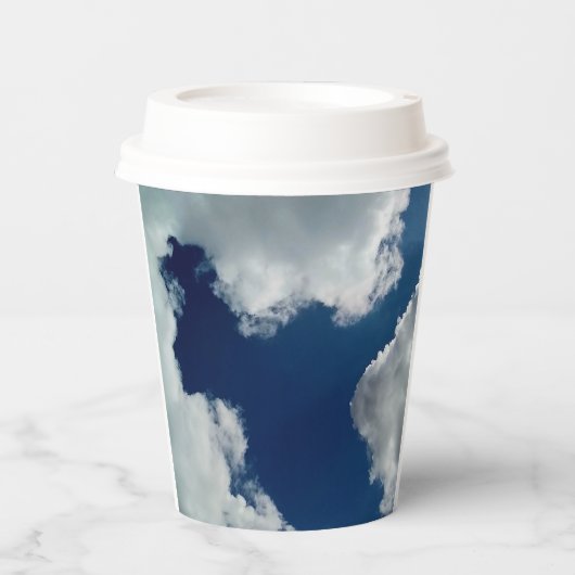 雲の中の曲線 紙コップ (正面)