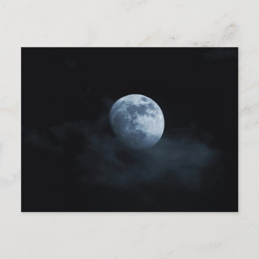 雲の中の月 ポストカード (正面)