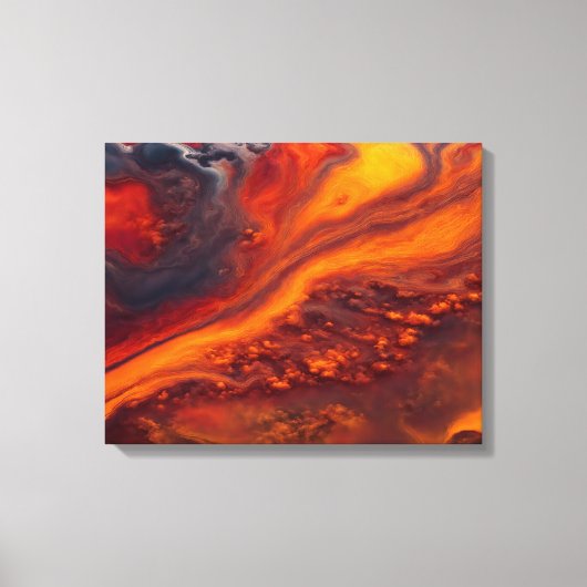 雲の中の流れ キャンバスプリント (正面)