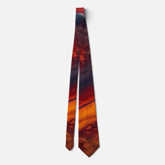 雲の中の流れ ネクタイ (裏面)