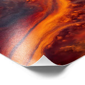 雲の中の流れ フォトプリント            (角)