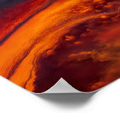 雲の中の流れ ポスター (角)