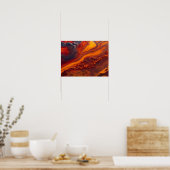 雲の中の流れ ポスター (キッチン)