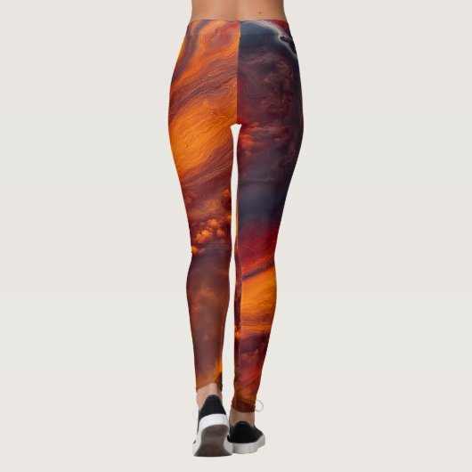 雲の中の流れ レギンス (裏面)