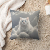 雲の中の猫 クッション (ブランケット)