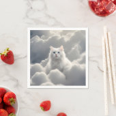雲の中の猫 スタンダードカクテルナプキン (インサイチュ)