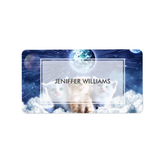 雲の中の猫 ラベル (正面)