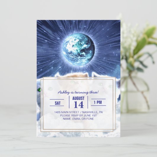 雲の中の猫 招待状 (スタンド正面)