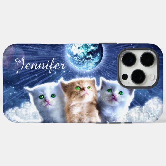 雲の中の猫 Case-Mate iPhoneケース (裏面 (横))