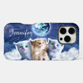 雲の中の猫 iPhoneケース (裏面横)