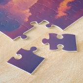 雲の中の神秘的な街 ジグソーパズル (側面)