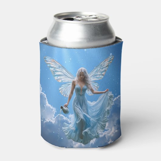 雲の中の美しいアクエリアスの妖精 缶クーラー (缶正面)