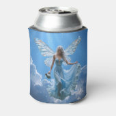 雲の中の美しいアクエリアスの妖精 缶クーラー (缶裏面)