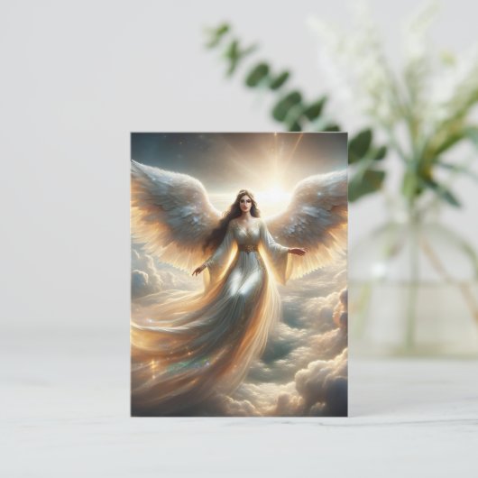 雲の中の美しい天使 ポストカード (スタンド正面)