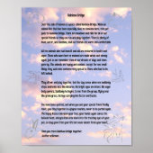 雲の中の虹の橋の詩 ポスター (正面)