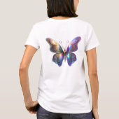 雲の中の蝶々 Tシャツ (裏面)