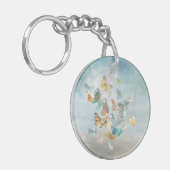 雲の中の蝶 キーホルダー (正面左)