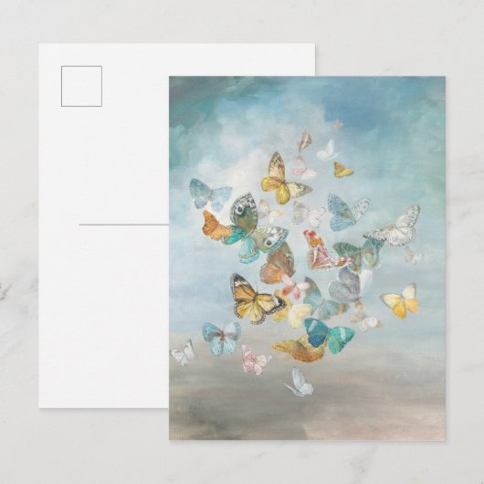 雲の中の蝶 ポストカード (正面/裏面)