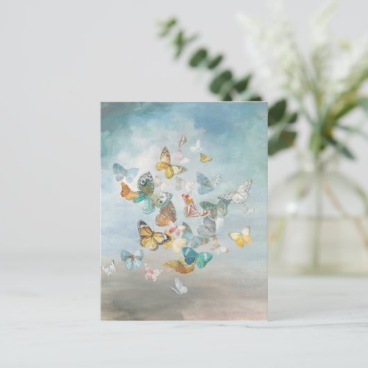 雲の中の蝶 ポストカード (スタンド正面)