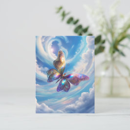 雲の中の蝶 ポストカード