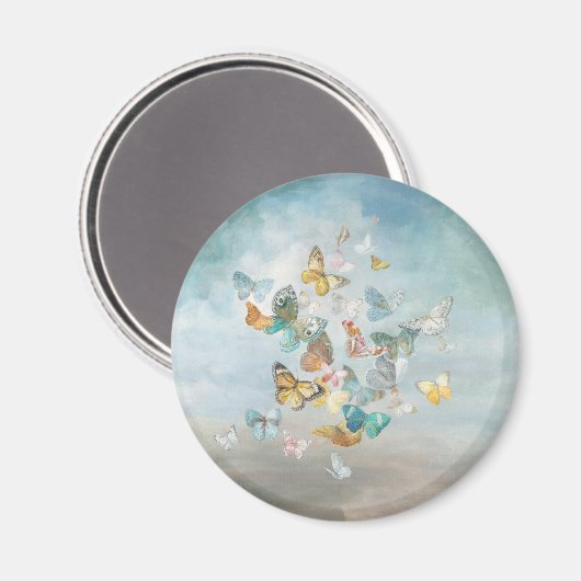 雲の中の蝶 マグネット (正面/裏面)