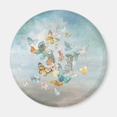 雲の中の蝶 マグネット (正面)