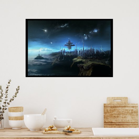 雲の中の都市 ポスター (キッチン)