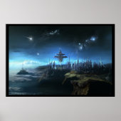 雲の中の都市 ポスター (正面)