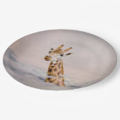 雲の中の頭 ペーパープレート (アングル)