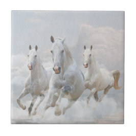 雲の中の馬 タイル