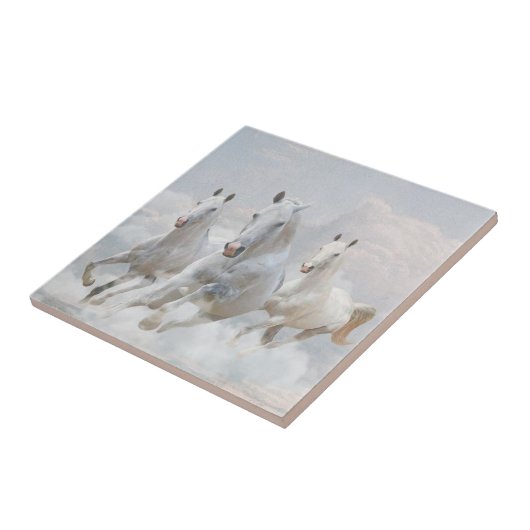 雲の中の馬 タイル (側面)