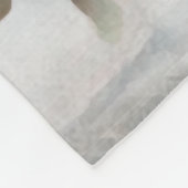 雲の中の馬 フリースブランケット (角)