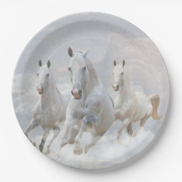 雲の中の馬 ペーパープレート