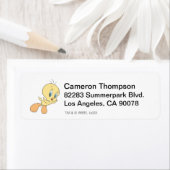 雲の中のTweettyポーズ15 ラベル (インサイチュ)