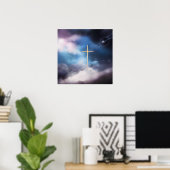 雲の中を横切る ポスター (ホームオフィス)