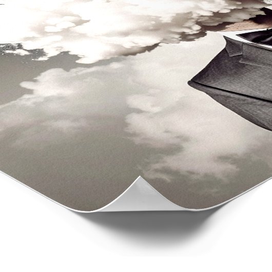 雲の中を進む ポスター (角)