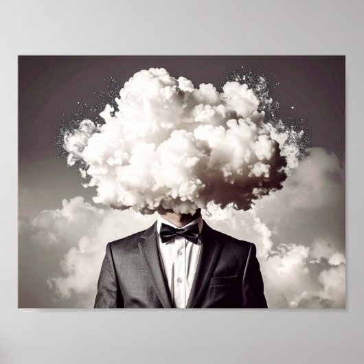 雲の中を進む ポスター (正面)