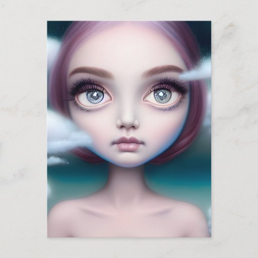 雲の中を進む ポストカード (正面)