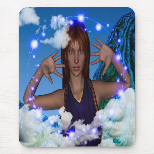 雲の中を進む マウスパッド (正面)