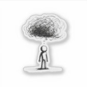 雲の中考えで シール (正面)