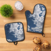 雲の側面 鍋つかみ&鍋敷きセット (トップダウン)