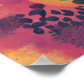 雲の全面プリントポスター ポスター (角)