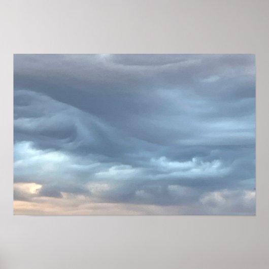 雲の写真ポスター ポスター (正面)