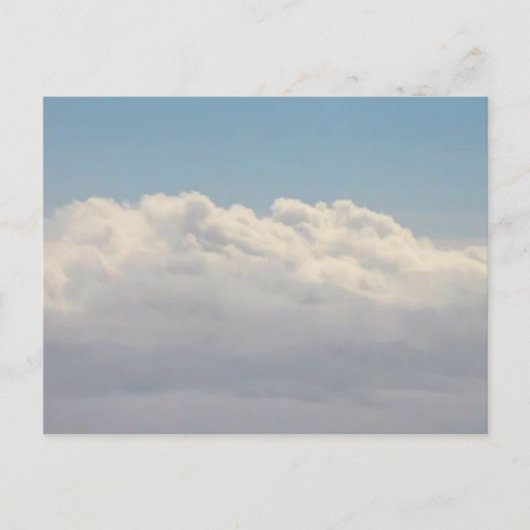 雲の写真 ポストカード (正面)